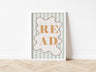 Buy READ - Stripy Edition - Fine Art Print | for kids by Learning Bugs UK