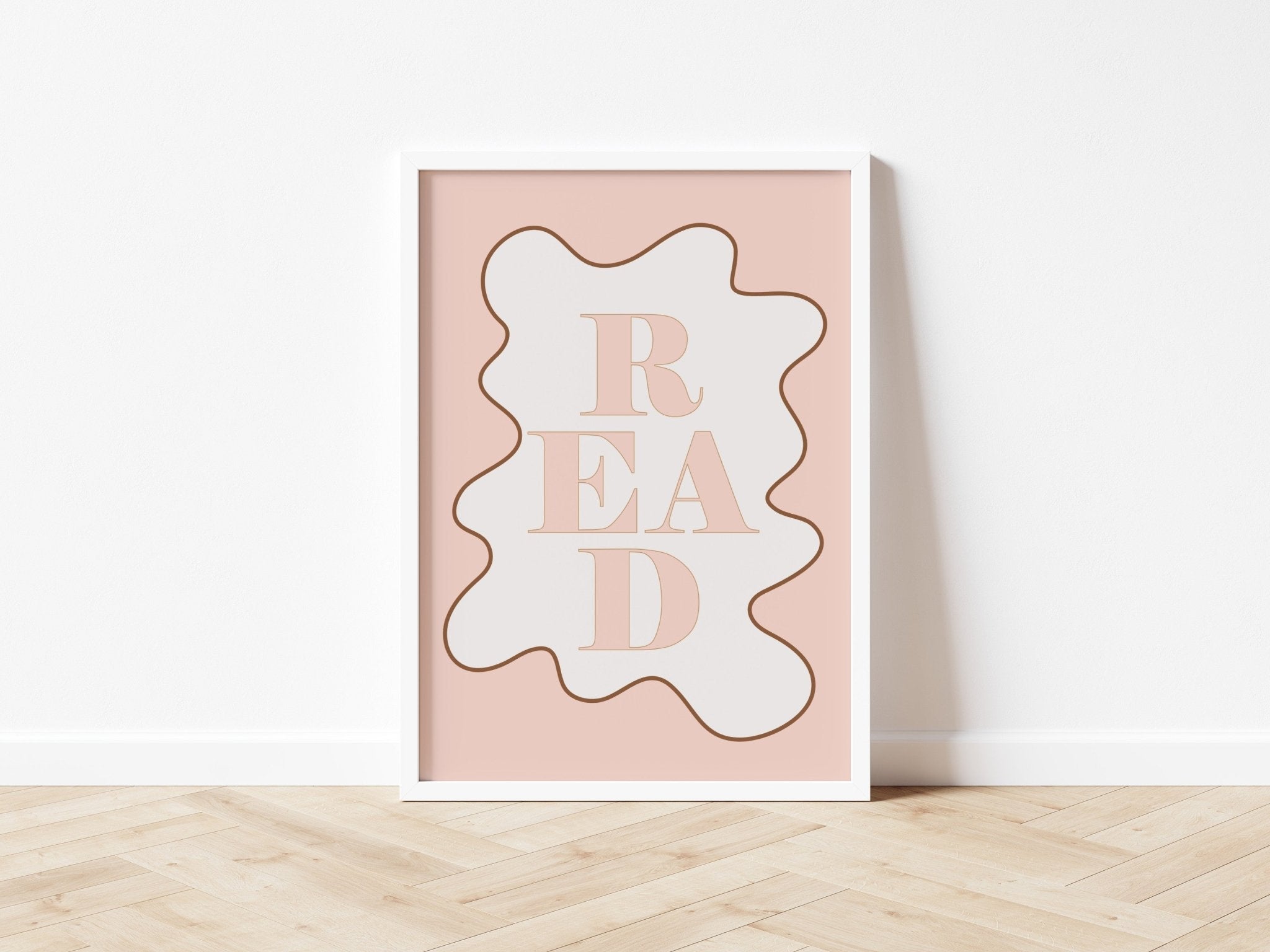 Buy READ - Wavy Edition - Fine Art Print | for kids by Learning Bugs UK