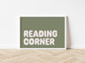 Buy Reading Corner - Fine Art Print | for kids by Learning Bugs UK