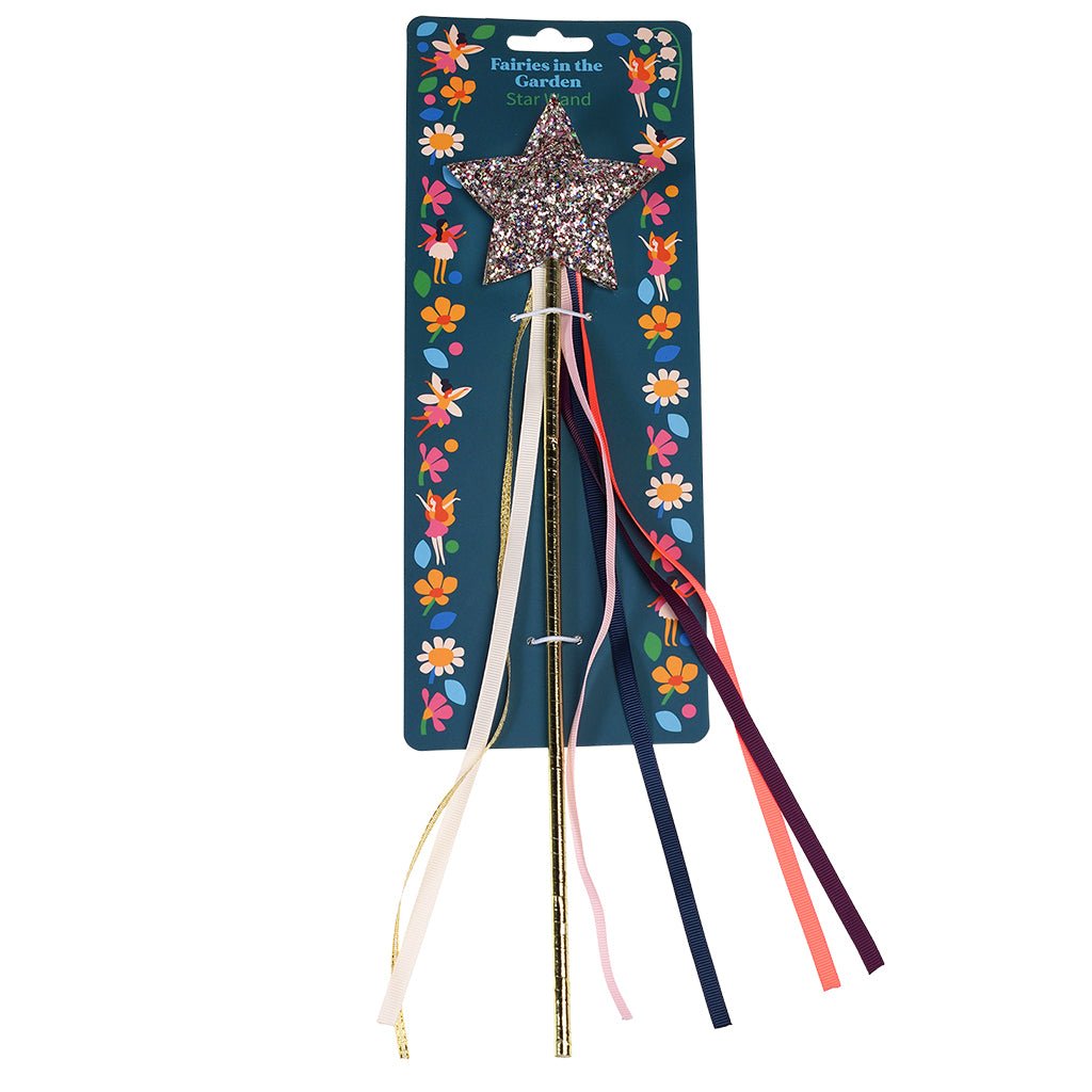 Buy Rex London Fairies in the Garden Star Wand | for kids by Learning Bugs UK