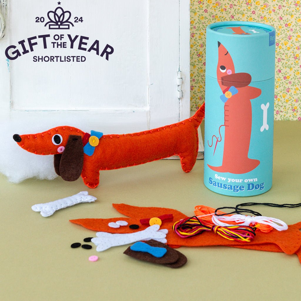 Buy Rex London Sew Your Own Sausage Dog Kit | for kids by Learning Bugs UK
