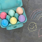 Buy Rex London Six Coloured Chalk Eggs | for kids by Learning Bugs UK