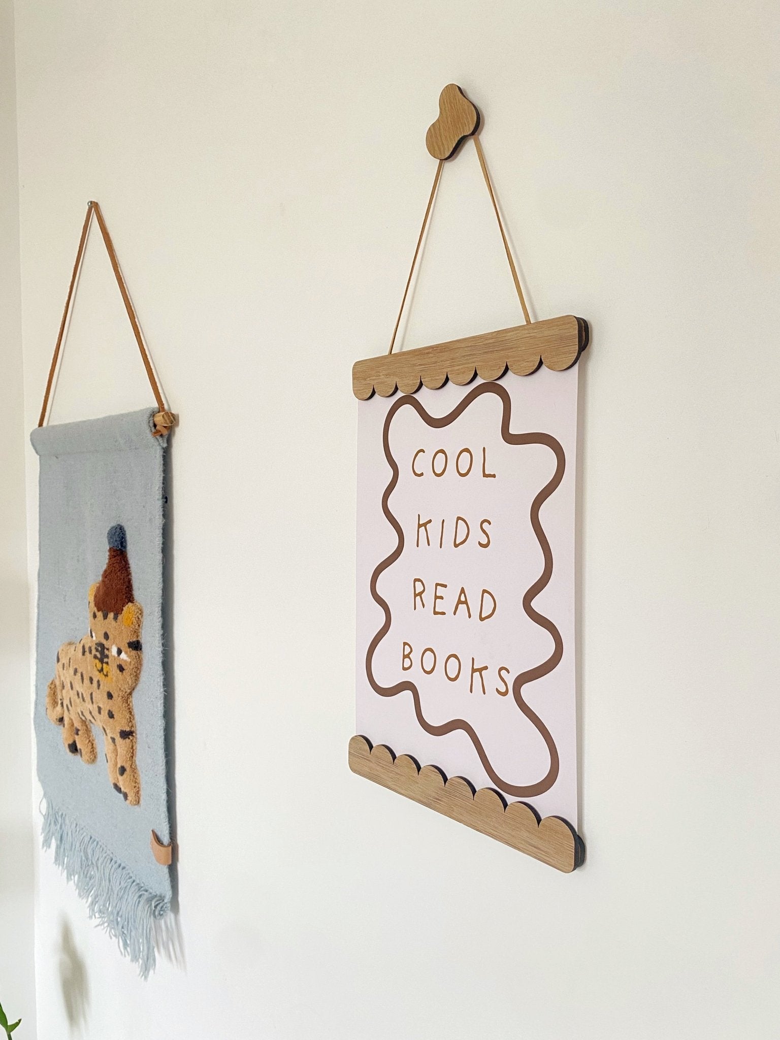 Buy Scalloped Magnetic Picture Frame - Oak | Wall Hangings / Display for kids by Learning Bugs UK