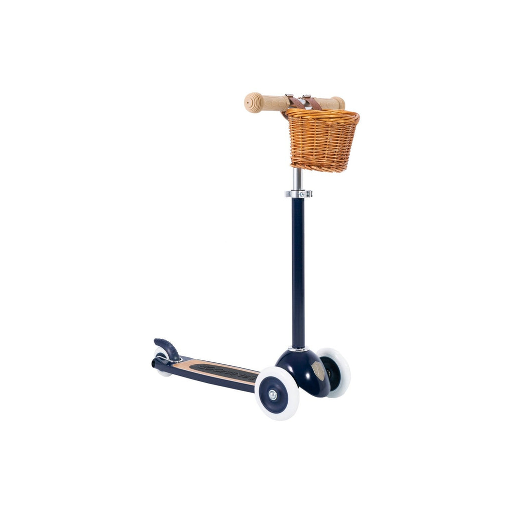 Banwood Scooter – Stylish 3-Wheel Kids Scooter (Navy)