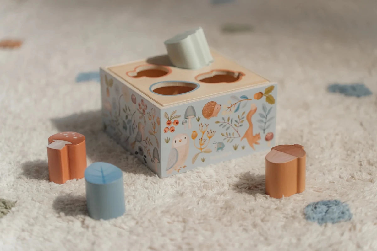 Shape Sorter Forest Friends FSC – for children, available at Learning Bugs UK