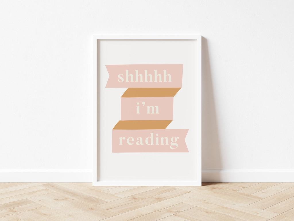 Shhhh I'm Reading - Fine Art Print