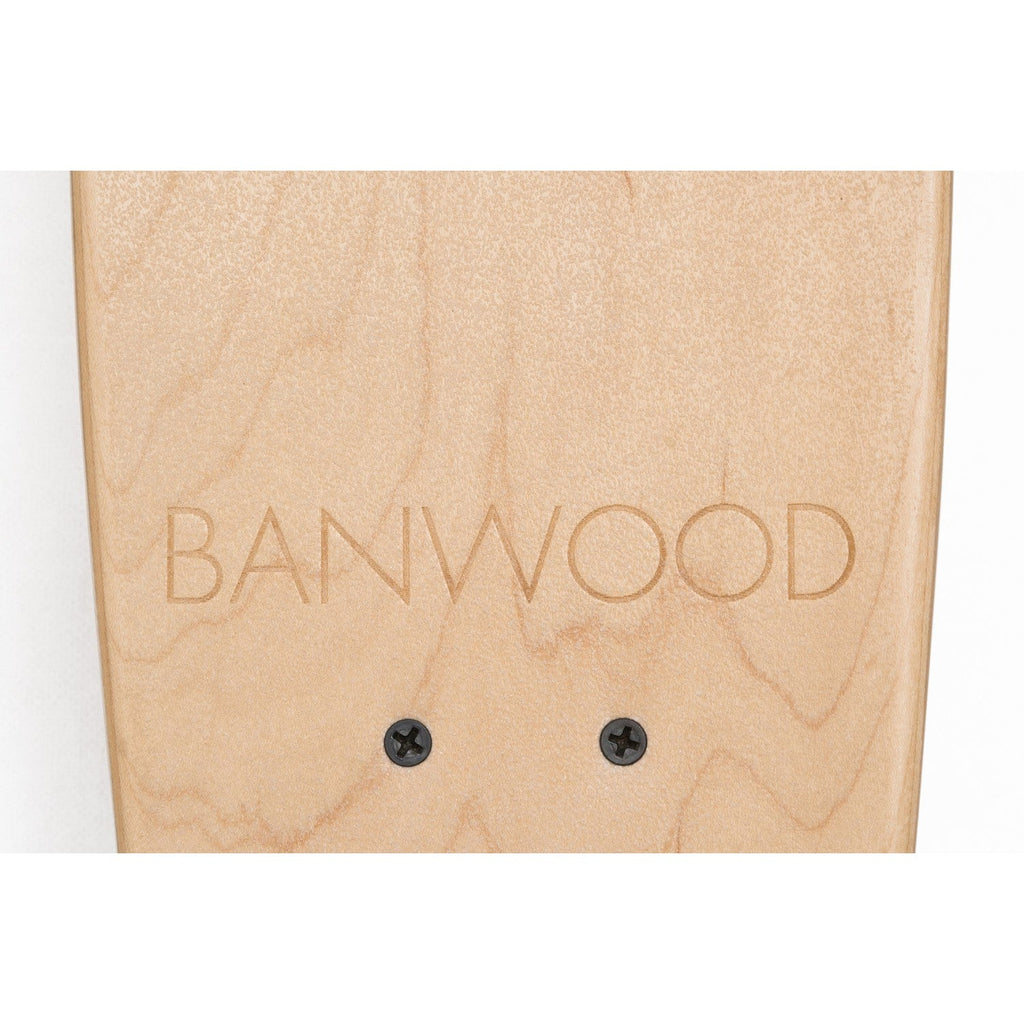 Banwood Skateboard – Kids Maple Deck Skateboard (Nature)