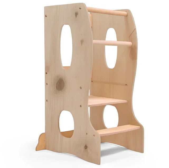 Goodevas Stable Montessori Helper Tower – Wooden – Learning Towers for children, available at Learning Bugs UK