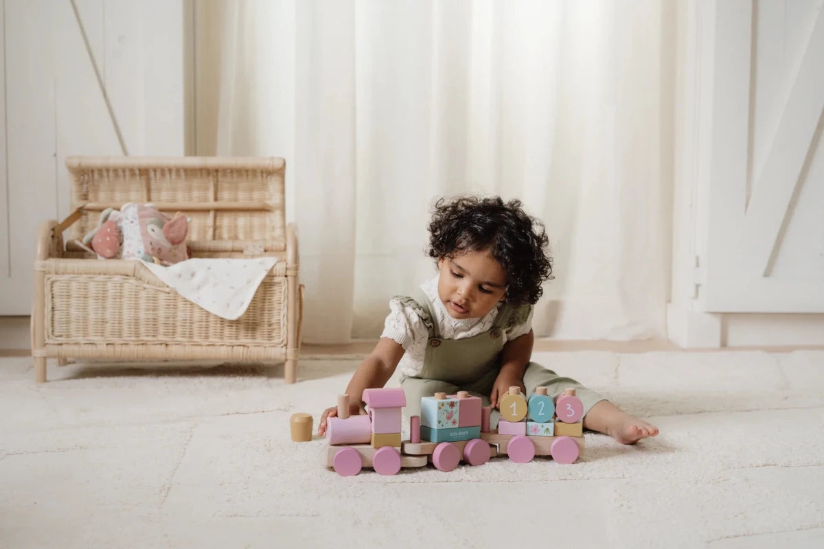 Little Dutch Fairy Garden Stacking Train – Stacking & Building Toys for children, available at Learning Bugs UK