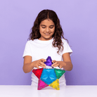 Buy Connetix Magnetic Tiles 28pc Light Star Pack | for kids by Learning Bugs UK