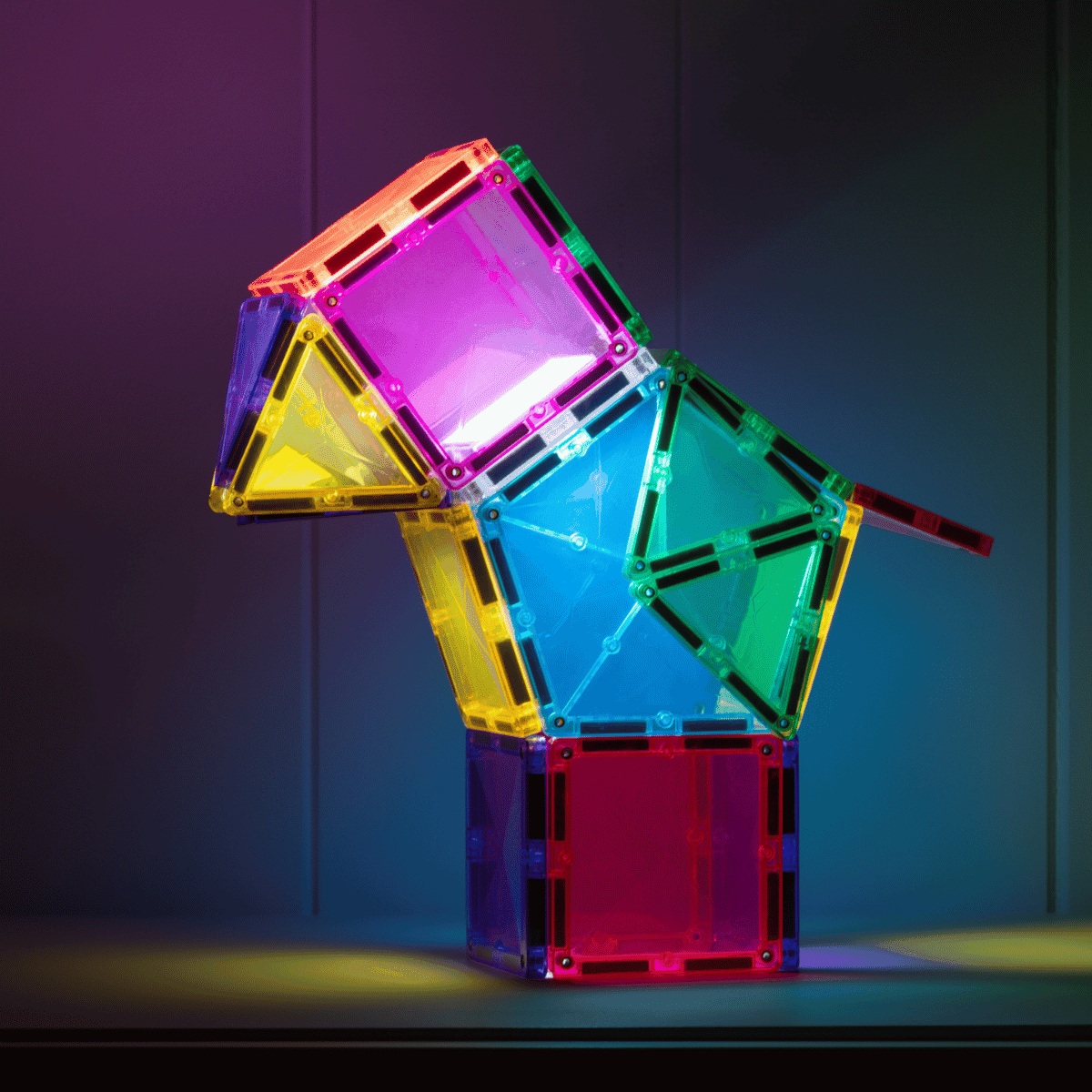 Connetix Magnetic Tiles 28pc Light Star Pack