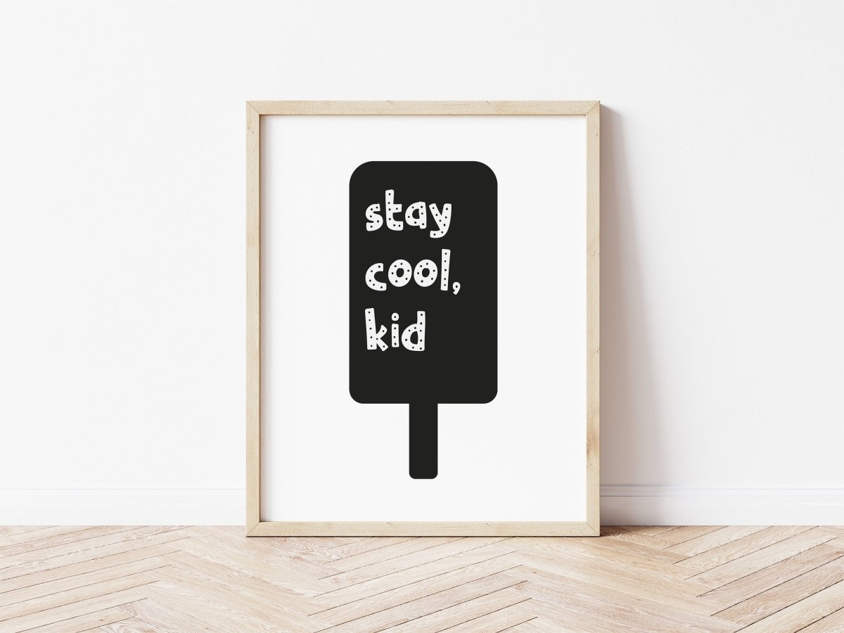 Stay Cool Kid Print – for children, available at Learning Bugs UK