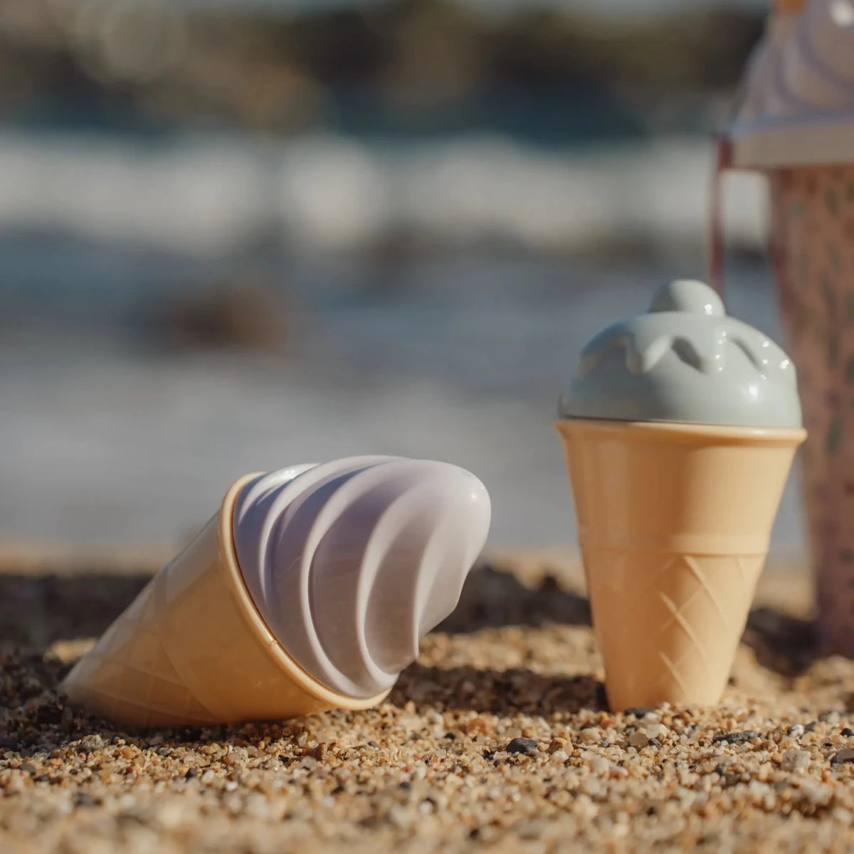 Little Dutch Ice Cream Buckets - Pink / Blue – Sand & Water Toys for children, available at Learning Bugs UK