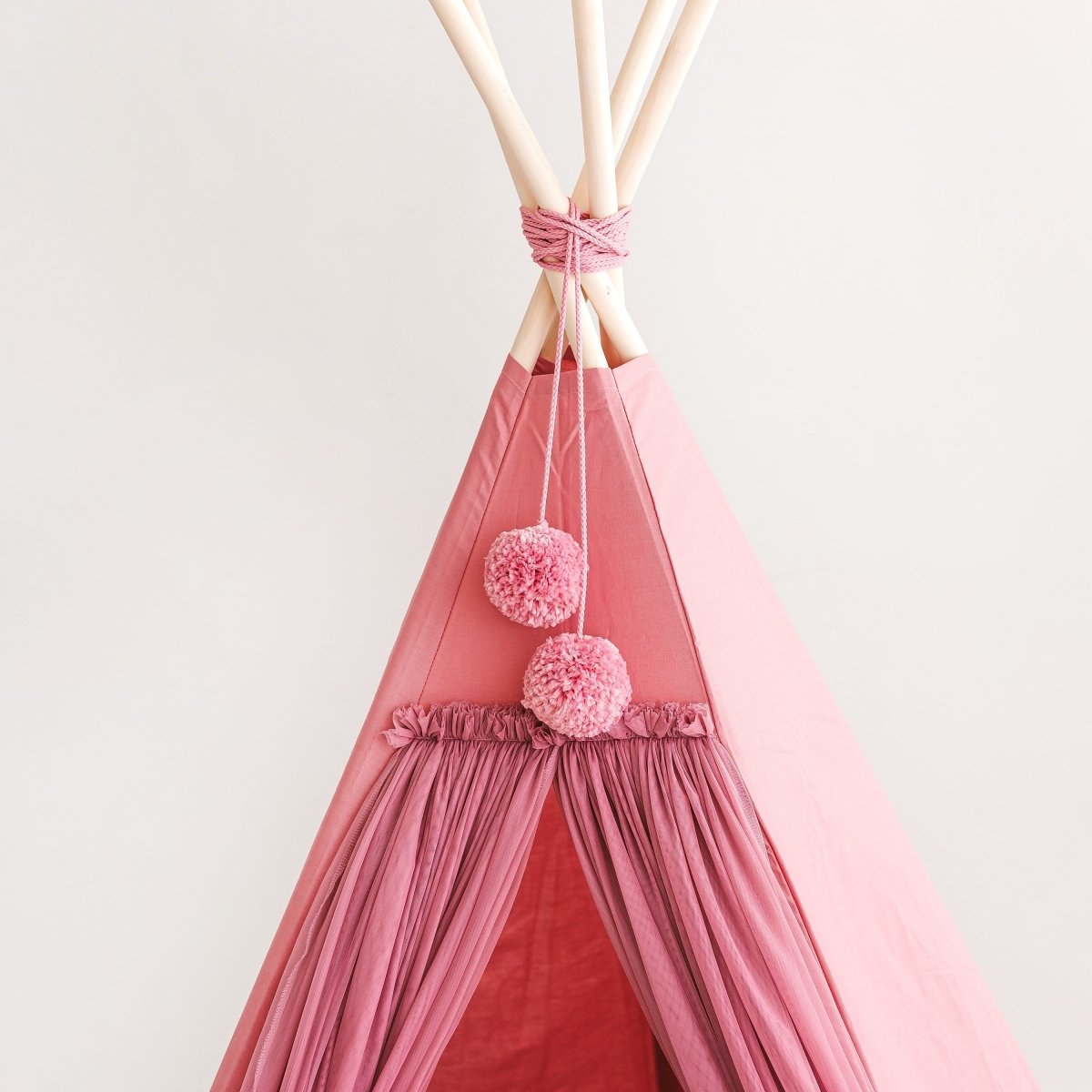 MINICAMP Fairy Kids Play Tent with Tulle in Rose – Teepees for children, available at Learning Bugs UK