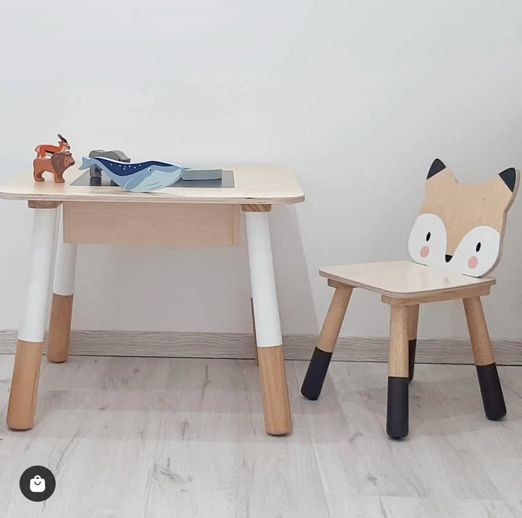 Buy Forest Fox Chair - Wooden Toddler Seat | for kids by Learning Bugs UK