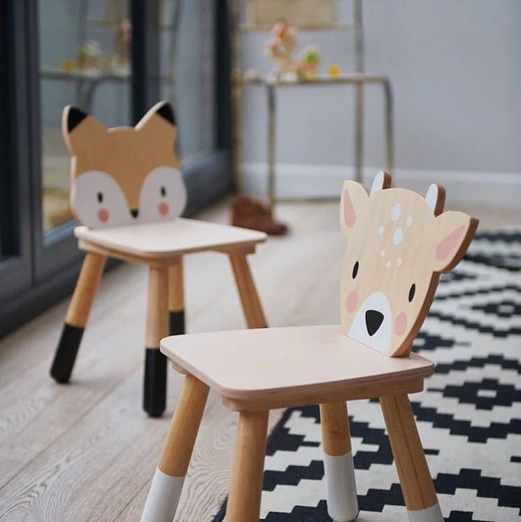 Buy Forest Fox Chair - Wooden Toddler Seat | for kids by Learning Bugs UK