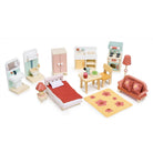 Buy Tender Leaf Foxtail Villa Doll’s House (Pink) | Wooden dolls house for kids by Learning Bugs UK