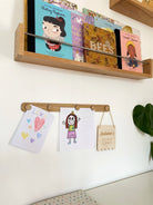Buy The Art Display Bar - Straight - Oak | Wall Hangings / Display for kids by Learning Bugs UK