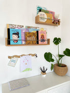 Buy The Art Display Bar - Wavy - Oak | Wall Hangings / Display for kids by Learning Bugs UK