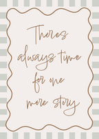 Buy There Is Always Time for One More Story - Checkerboard Edition | Print for kids by Learning Bugs UK