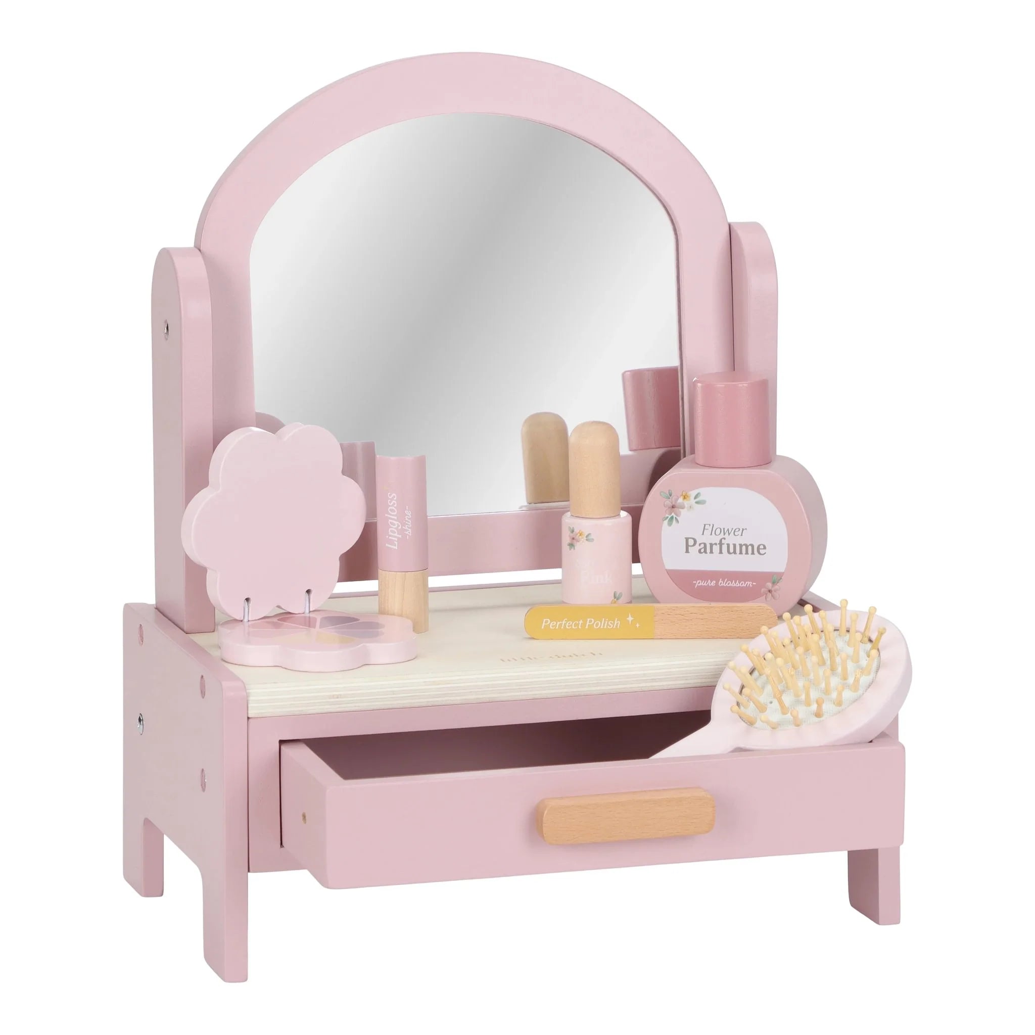 Little Dutch Wooden Vanity Table – for children, available at Learning Bugs UK