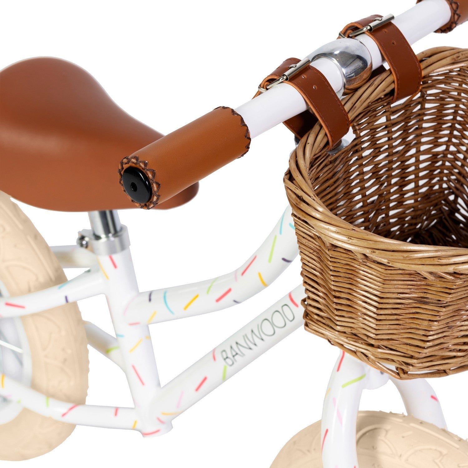 Buy Banwood x Marest Balance Bike & Helmet Set – Allegra White | FIRST GO for kids by Learning Bugs UK