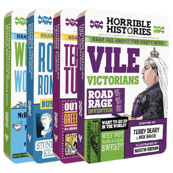 Horrible Histories Audiobook Bundle – Audiobooks Bundle for children, available at Learning Bugs UK
