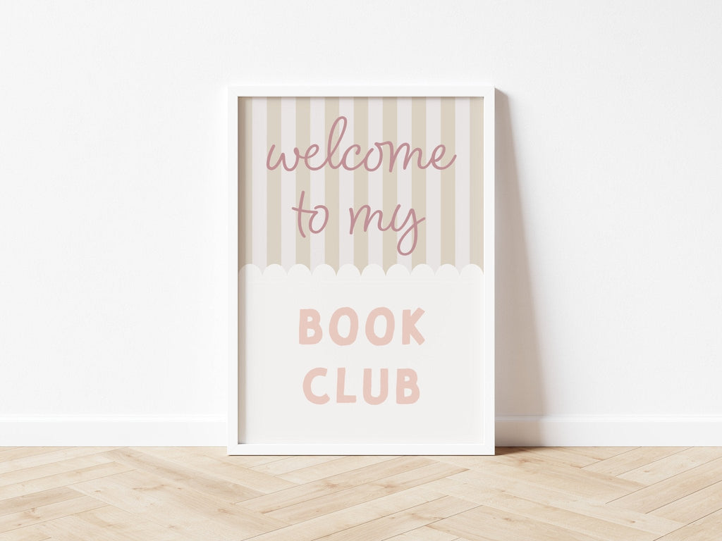 Welcome to My Book Club - Fine Art Print