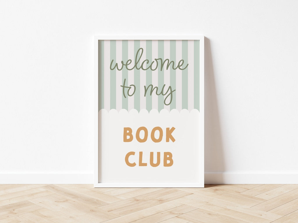 Welcome to My Book Club - Fine Art Print