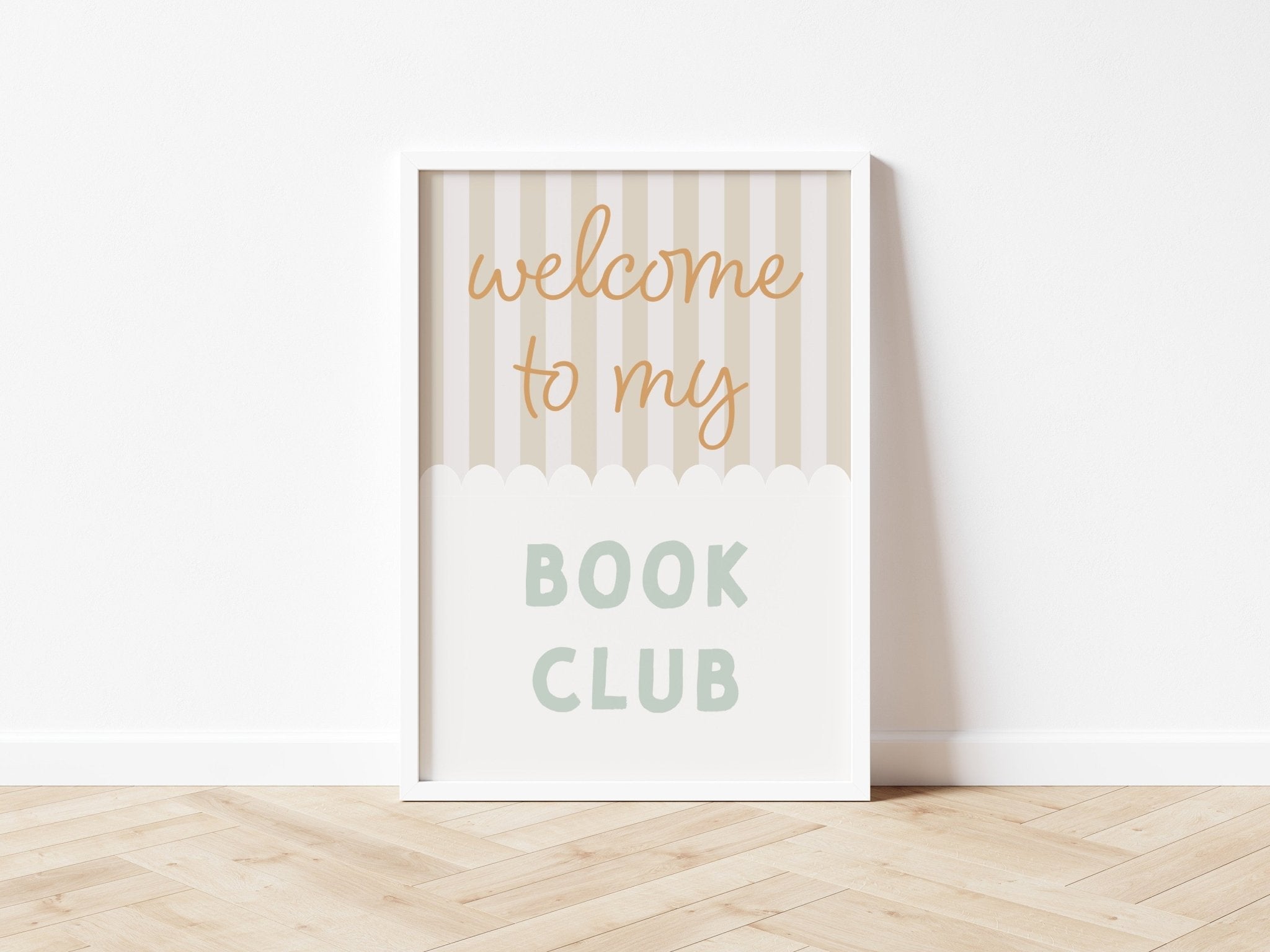 Buy Welcome to My Book Club - Fine Art Print | for kids by Learning Bugs UK