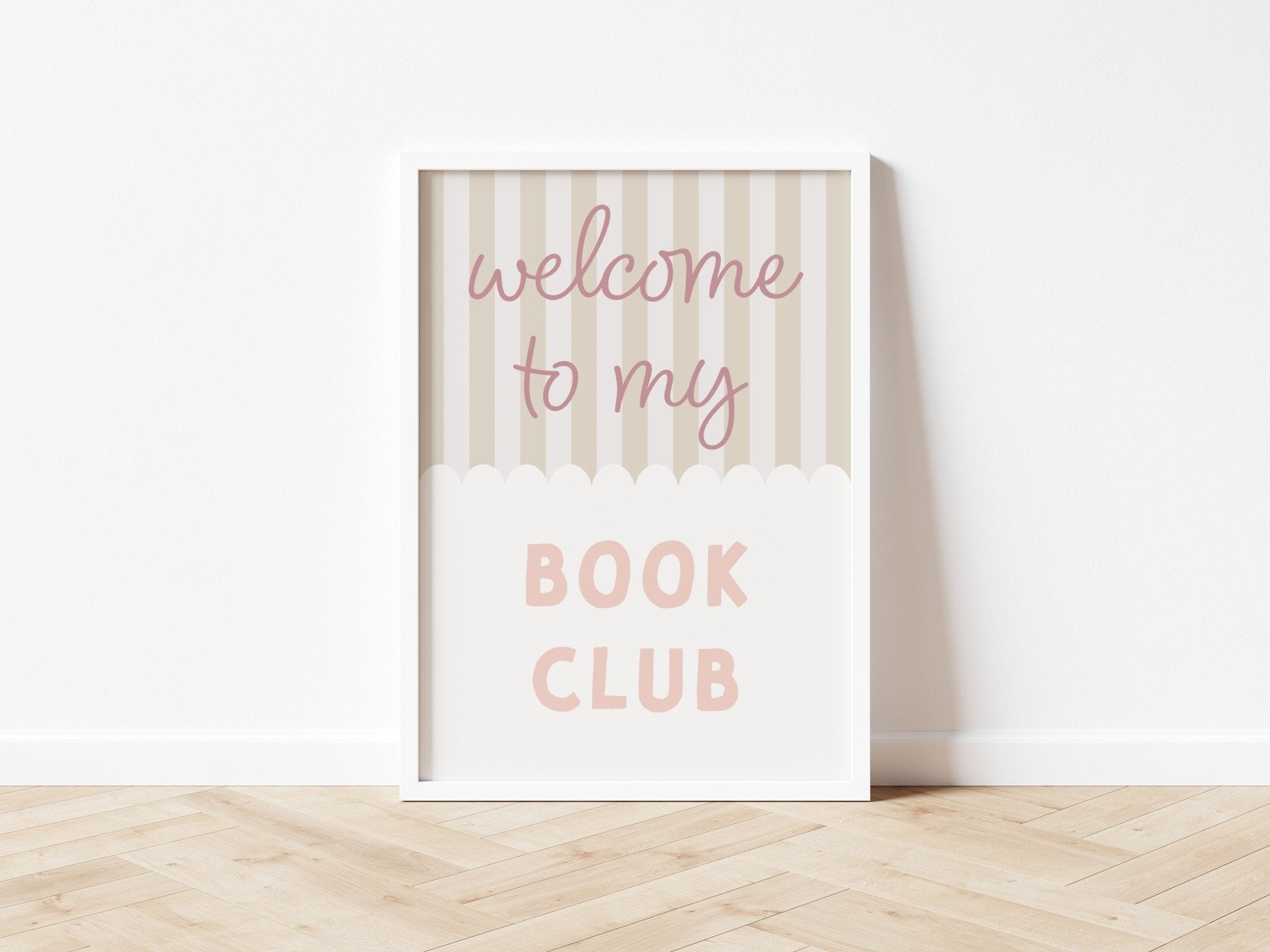 Buy Welcome to My Book Club - Fine Art Print | for kids by Learning Bugs UK