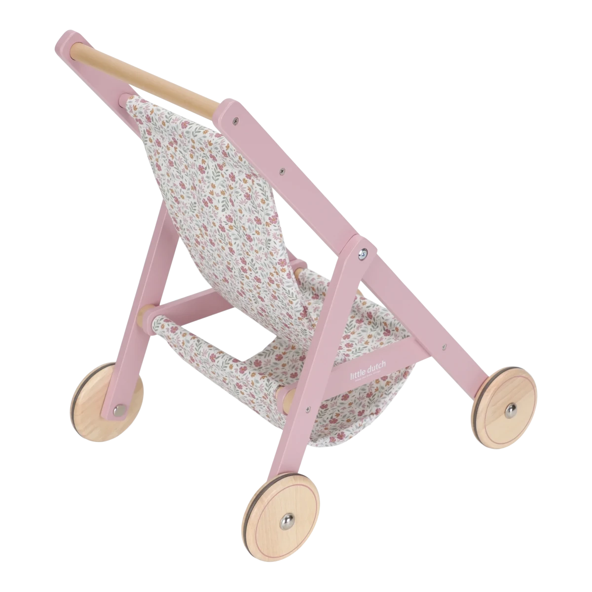 Little Dutch Wooden Doll Stroller – Doll accessories for children, available at Learning Bugs UK