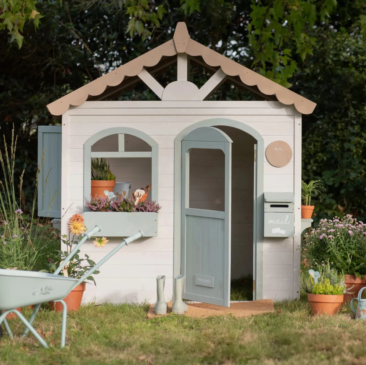 Little Dutch Wooden Playhouse – Playhouses for children, available at Learning Bugs UK