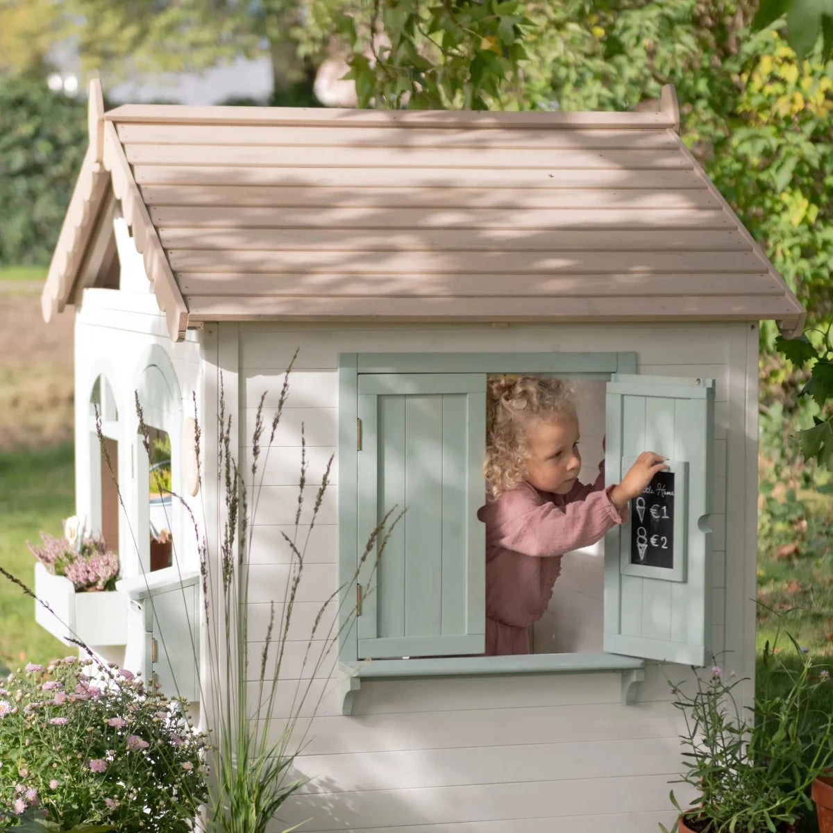 Little Dutch Wooden Playhouse – Playhouses for children, available at Learning Bugs UK