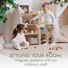 Goodevas 2 in 1 Montessori Bookshelf & Toy Storage – Bookshelf for children, available at Learning Bugs UK
