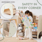 Goodevas 2 in 1 Montessori Bookshelf & Toy Storage – Bookshelf for children, available at Learning Bugs UK