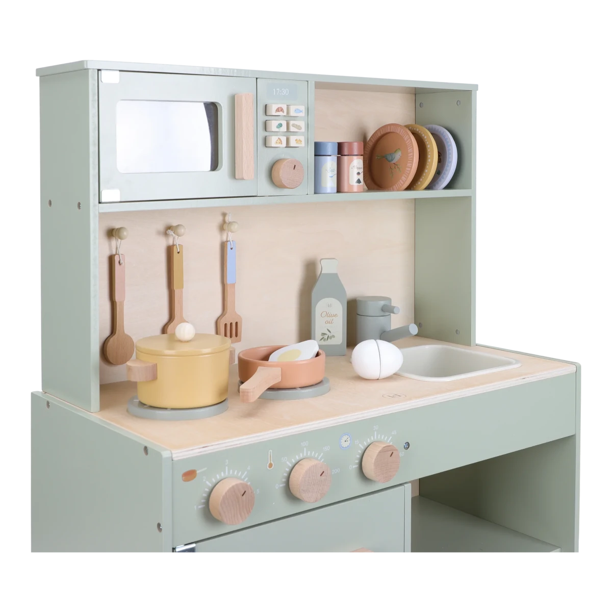 Little Dutch Wooden Play Kitchen Mint – Play Kitchens for children, available at Learning Bugs UK