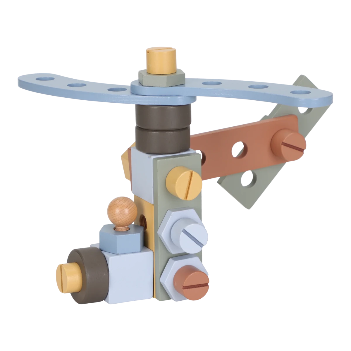 Little Dutch Wooden Workbench – Wooden tool bench playset for children, available at Learning Bugs UK