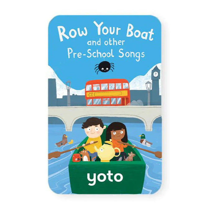 Yoto Card - Row Your Boat and Other Pre-School Songs
