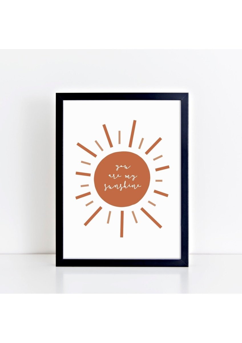 You Are My Sunshine - burnt orange – for children, available at Learning Bugs UK