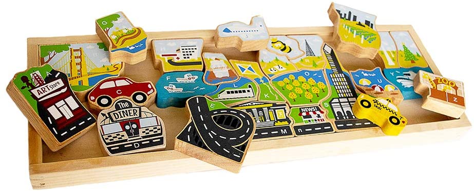 Begin Again City A-Z Puzzle And Playset