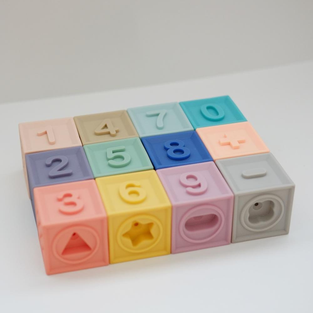 Silicone Number Blocks by Blossom And Bear - Learning Bugs UK