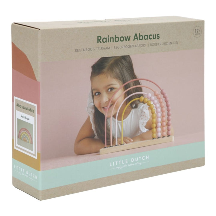 Little Dutch Rainbow Abacus -  Pink