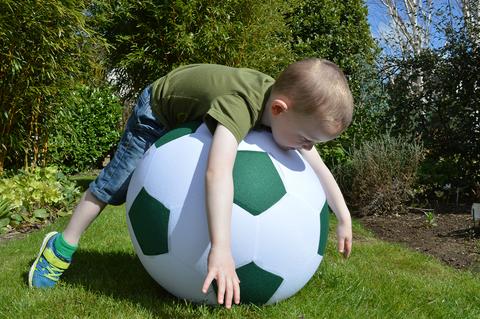 Jumbo Ball - Inflatable Football Design by Traditional Garden Games - Learning Bugs UK