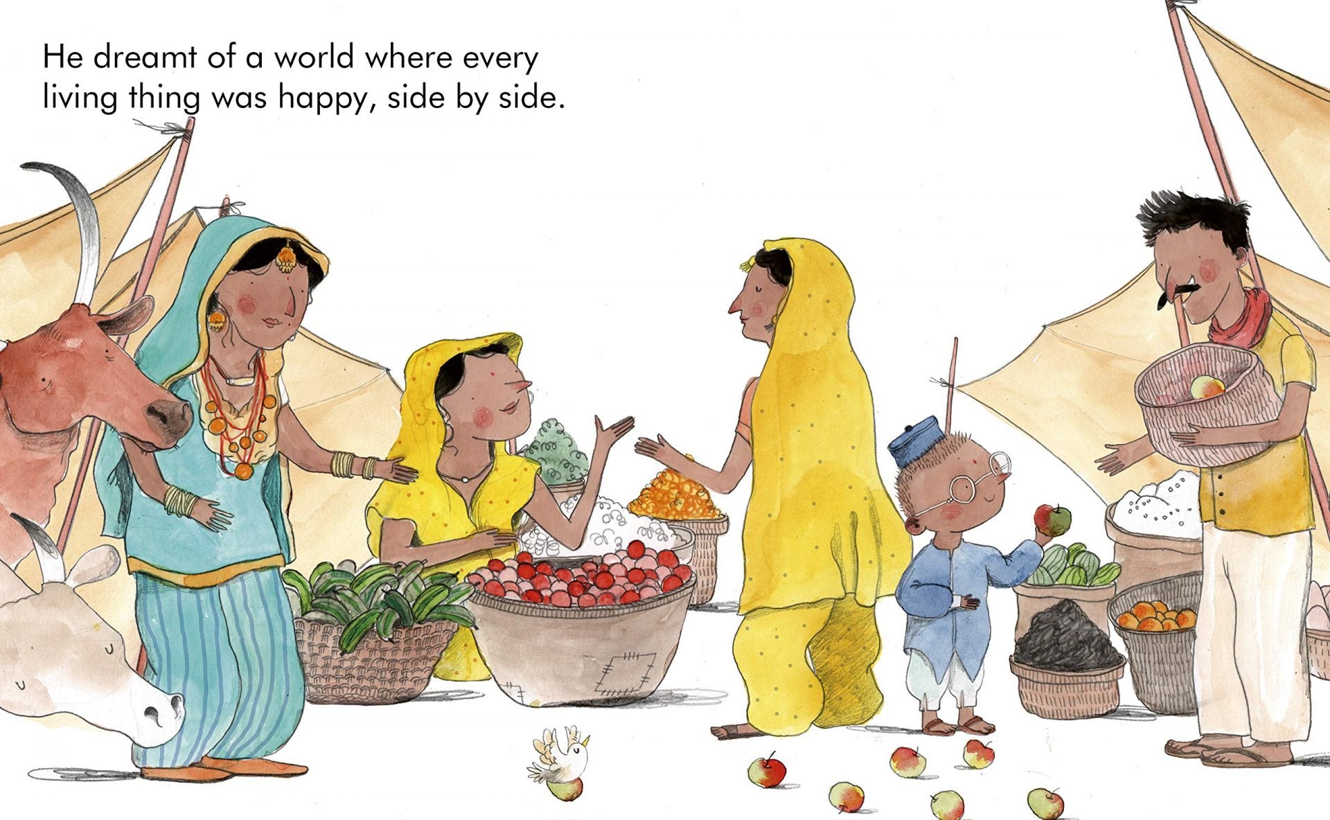 Little People, BIG DREAMS. My First Mahatma Ghandi by Little People Big Dreams Books - Learning Bugs UK