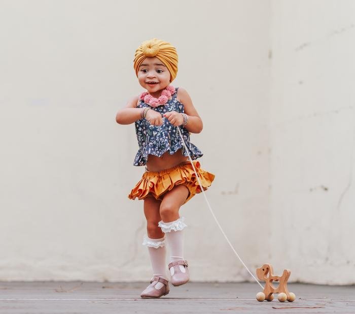 Wooden Dog Pull Along Toy by Poppy Baby Co - Learning Bugs UK