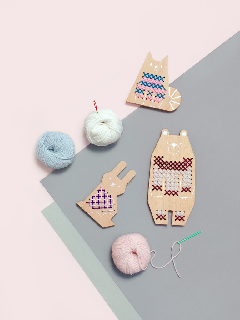 Moon Picnic Cross Stitch Friends - Cat