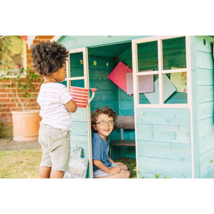 Plum Play Garden Hut Wooden Playhouse - Teal Local pick up or local delivery only