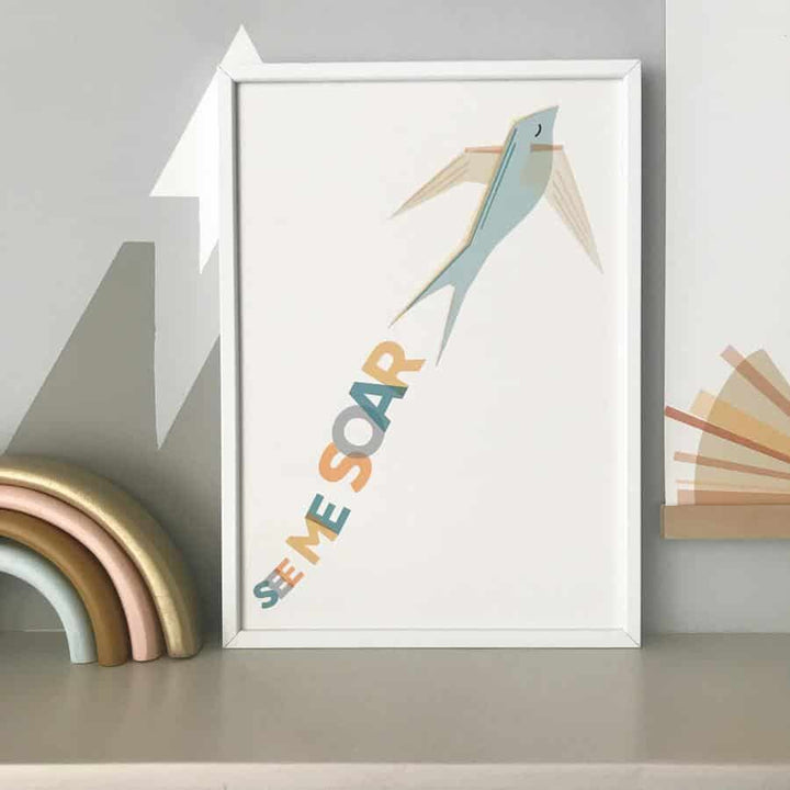 Fearless Flamingo See Me Soar Print