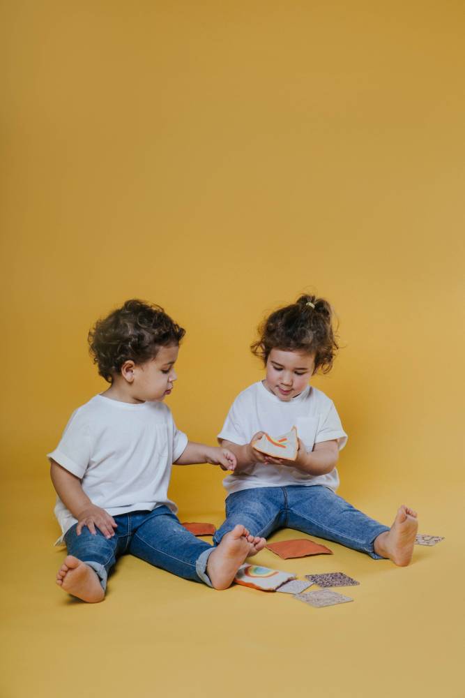 Petit Boum - Rainbow Touch Sacks by Petit Boum - Learning Bugs UK